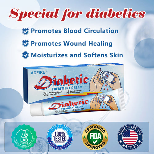 ADFIRE® Diabetic Skin Care Cream✅First Aid Healing Ointment, Natural Protective Ointment for Leg & Foot Ulcers, Venous Ulcers, Bed Sores, Pressure Sores and Septic Wounds
