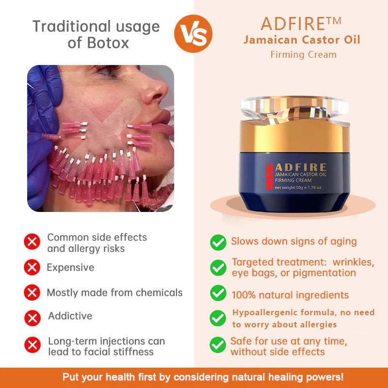 ADFIRE® Jamaican Castor Oil Firming Cream - 80% OFF Today! 💙