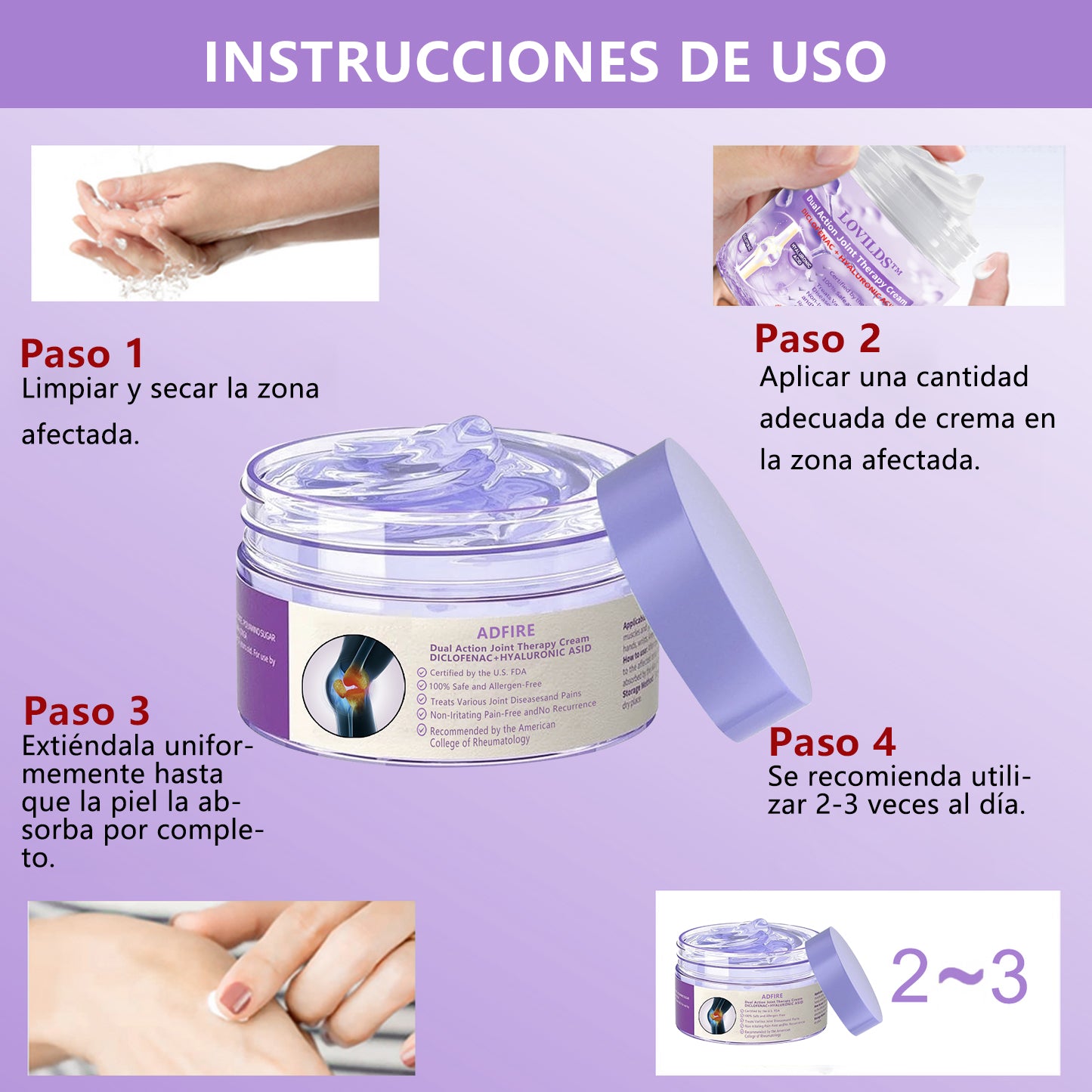 Gel Terapéutico de Acción Dual ADFIRE® para las Articulaciones 🌿