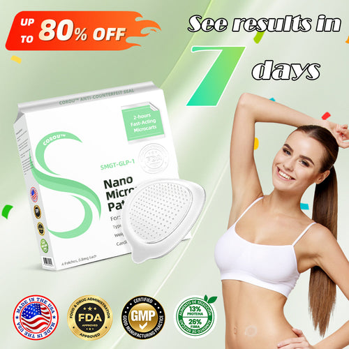 COROU® SMGT-GLP-1 Microneedle Patch - Painless, long-lasting, addressing diabetes, obesity, and cardiovascular diseases