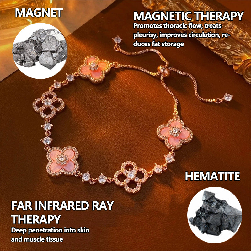 OUTJUTI® Lymph Magnetic Therapy Clover Bracelet