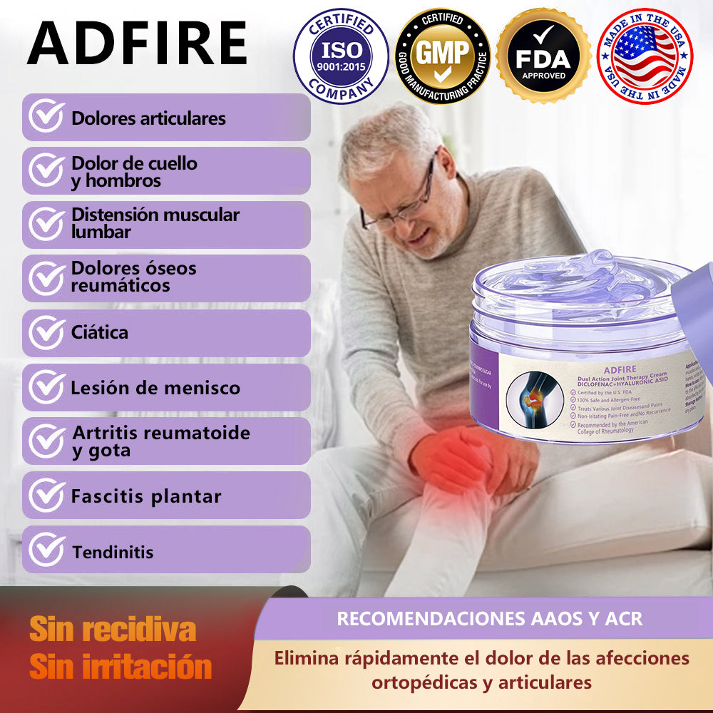 Gel Terapéutico de Acción Dual ADFIRE® para las Articulaciones 🌿