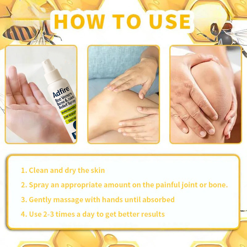 ADFIRE® Bee Venom Pain-Relief Bone Healing Spray🐝🐝(Specially for older adults & AAOS recommends)
