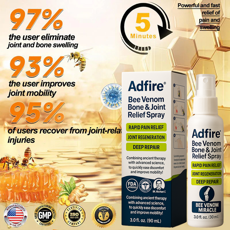 ADFIRE® Bee Venom Pain-Relief Bone Healing Spray🐝🐝(Specially for older adults & AAOS recommends)