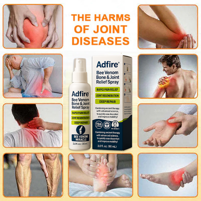 ADFIRE® Bee Venom Pain-Relief Bone Healing Spray🐝🐝(Specially for older adults & AAOS recommends)