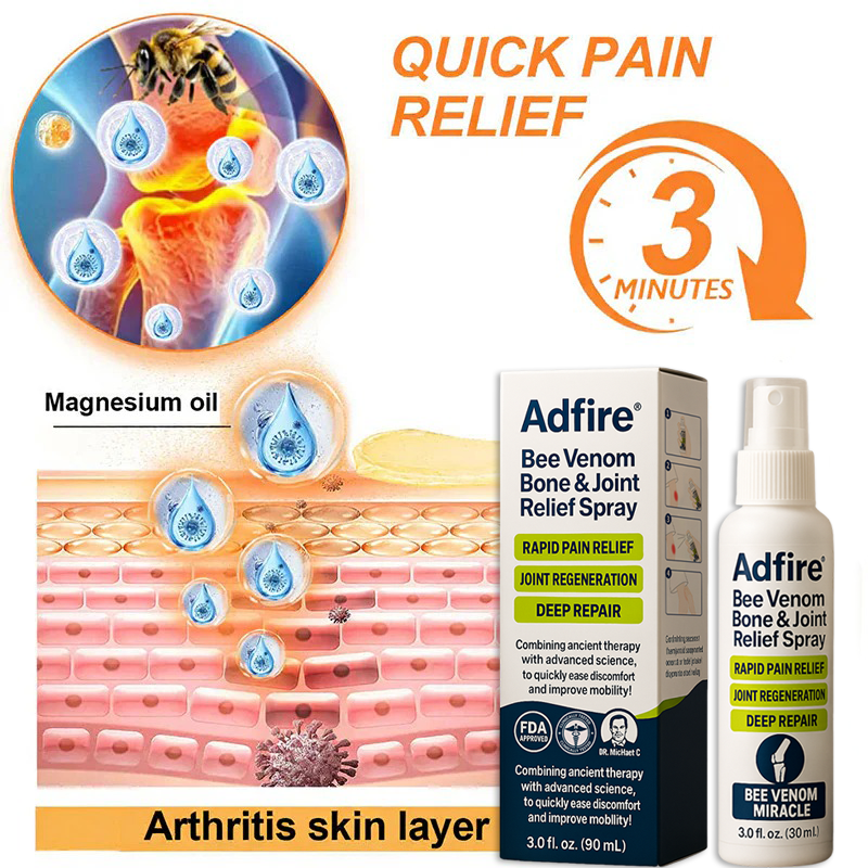 ADFIRE® Bee Venom Pain-Relief Bone Healing Spray🐝🐝(Specially for older adults & AAOS recommends)