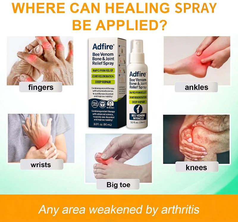 ADFIRE® Bee Venom Pain-Relief Bone Healing Spray🐝🐝(Specially for older adults & AAOS recommends)