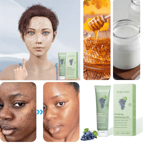 Jorondy® 🍇Grapeseed Purifying Exfoliating Gel – 94% OFF, Last Day!