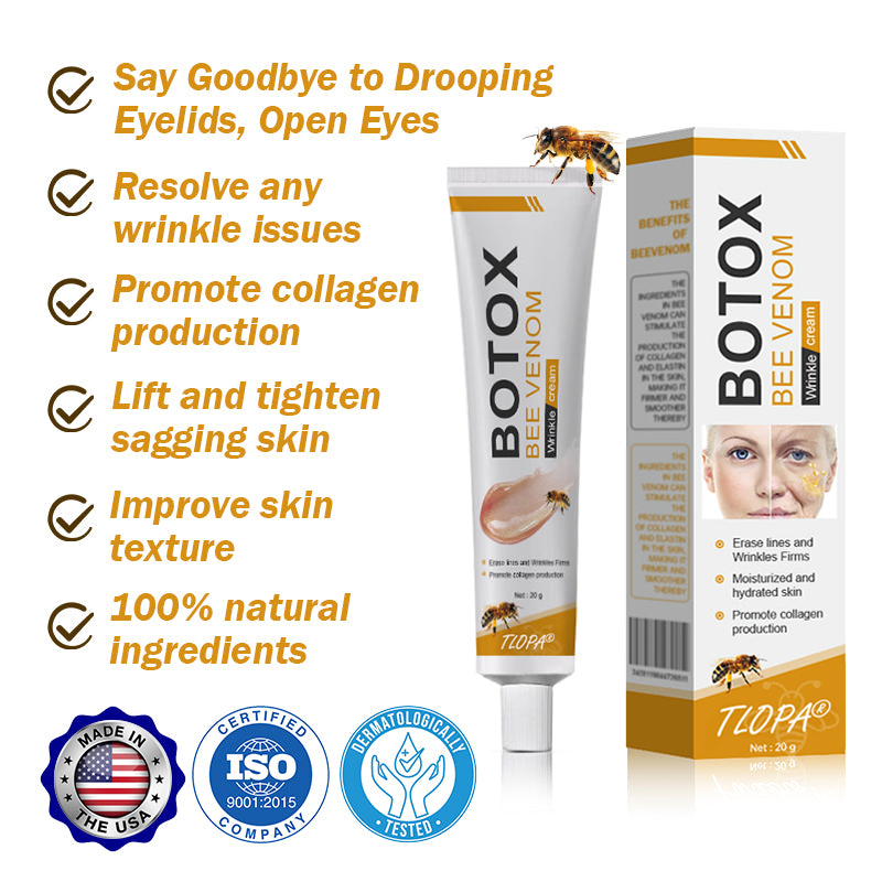 TLOPA®Botox Bee Venom Wrinkle Removal Cream👨⚕️ Laser & Skin Surgery Center Offical:- LAST DAY 80% OFF