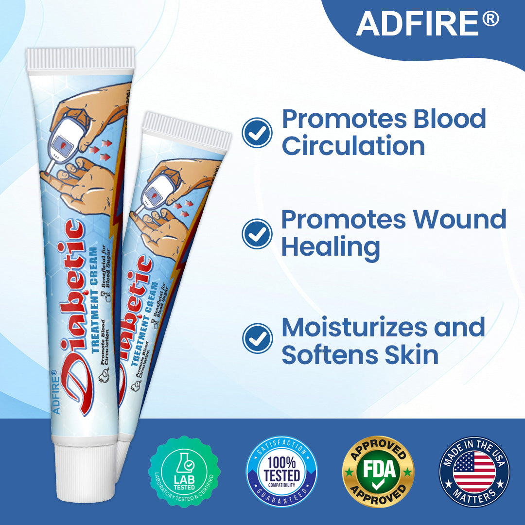 ADFIRE® Diabetic Treatment Cream – Clinically Tested for Ulcer Care 🇺🇸 24H Flash Sale!