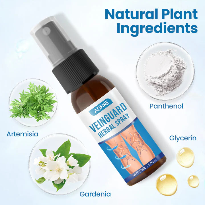 ADFIRE® VeinGuard Herbal Spray✅ Clinically proven to eliminate varicose veins in just 7 days!