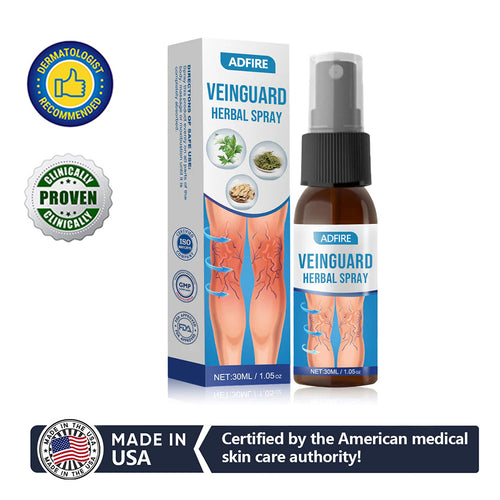 ADFIRE® VeinGuard Herbal Spray✅ Clinically proven to eliminate varicose veins in just 7 days!