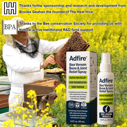 ADFIRE® Bee Venom Relief & Skin Support Spray 🐝🐝 For Joint Comfort, Bruise Care & Age-Related Skin Marks