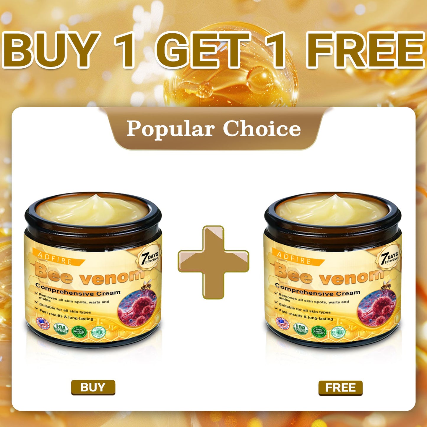 Made and Shipped from USA ✨ ADFIRE® Bee venom Comprehensive Cream 🔥 LAST DAY 80% OFF 💎💎