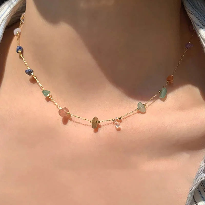 Lymphatic Magnetic Therapy Jade Necklace